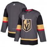 Maglia Hockey Vegas Golden Knights 2023 Stanley Cup Champions Autentico Alternato Gris