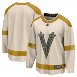Maglia Hockey Vegas Golden Knights 2024 Winter Classic Breakaway Crema