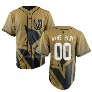 Maglia Hockey Vegas Golden Knights Personalizzate Giallo