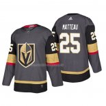 Maglia Hockey Vegas Golden Knights Stefan Matteau Home Autentico Giocatore Gris
