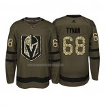 Maglia Hockey Vegas Golden Knights Tj Tynan 2018 Salute To Service Verde Militare
