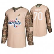 Maglia Hockey Washington Capitals Braden Holtby Veterans Day Camuffamento