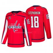 Maglia Hockey Washington Capitals Chandler Stephenson Bound Patch Stanley Cup Final Rosso