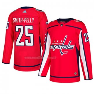 Maglia Hockey Washington Capitals Devante Smith Pelly Autentico Home Rosso