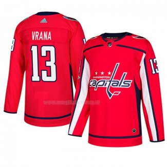 Maglia Hockey Washington Capitals Jakub Vrana Autentico Home Rosso