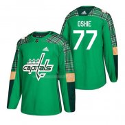 Maglia Hockey Washington Capitals T.j. Oshie 2018 Season Centennial Patch Team Road Bianco