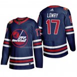 Maglia Hockey Winnipeg Jets Adam Lowry Heritage Classic 2019-20 Blu