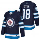 Maglia Hockey Winnipeg Jets Bryan Little Autentico Home 2018 Blu