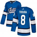 Maglia Hockey Winnipeg Jets Jacob Trouba Alternato Autentico Blu