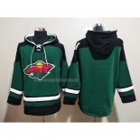 Felpa con Cappuccio Minnesota Wild Verde