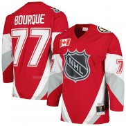 Maglia Hockey 1999 All Star Ray Bourque Mitchell & Ness Blu Line Rosso