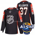 Maglia Hockey 2018 All Star Winnipeg Jets Connor Hellebuyck Autentico Nero