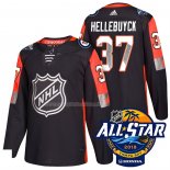 Maglia Hockey 2018 All Star Winnipeg Jets Connor Hellebuyck Autentico Nero