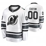 Maglia Hockey 2019 All Star New Jersey Devils Personalizzate Bianco