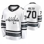 Maglia Hockey 2019 All Star Washington Capitals Braden Holtby Bianco