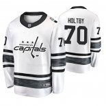 Maglia Hockey 2019 All Star Washington Capitals Braden Holtby Bianco