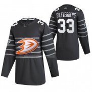 Maglia Hockey 2020 All Star Anaheim Ducks Jakob Silfverberg Autentico Gris