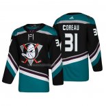 Maglia Hockey Anaheim Ducks Jared Coreau Alternato 25th Anniversario Third Autentico Nero