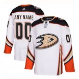 Maglia Hockey Anaheim Ducks Personalizzate Away 2020-21 Bianco