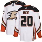 Maglia Hockey Anaheim Ducks Pontus Aberg Road Autentico Bianco