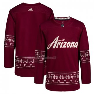 Maglia Hockey Arizona Coyotes Alternato Autentico 2022-23 Rosso