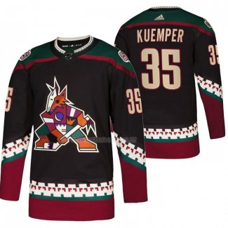 Maglia Hockey Arizona Coyotes Darcy Kuemper Throwback Kachina Nero