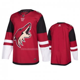Maglia Hockey Arizona Coyotes Home Autentico Nero Rosso