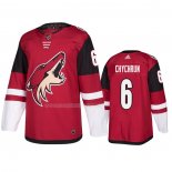Maglia Hockey Arizona Coyotes Jakob Chychrun Home Rosso