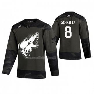 Maglia Hockey Arizona Coyotes Nick Schmaltz 2019 Veterans Day Camuffamento
