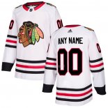 Maglia Hockey Bambino Chicago Blackhawks Personalizzate Away Bianco