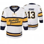Maglia Hockey Bambino Nashville Predators Nick Bonino Replica Giocatore 2020 Winter Classic Bianco
