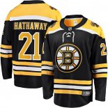 Maglia Hockey Boston Bruins Garnet Hathaway Home Breakaway Nero