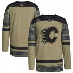 Maglia Hockey Calgary Flames Logo Military Appreciation Team Autentico Practice Camuffamento