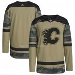 Maglia Hockey Calgary Flames Logo Military Appreciation Team Autentico Practice Camuffamento