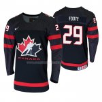 Maglia Hockey Canada Nolan Foote 2020 Iihf World Junior Championship Nero
