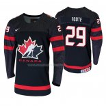 Maglia Hockey Canada Nolan Foote 2020 Iihf World Junior Championship Nero