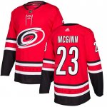 Maglia Hockey Carolina Hurricanes Mcginn Home Autentico Rosso