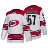Maglia Hockey Carolina Hurricanes Trevor Van Riemsdyk New Season Team Road 2018 Bianco