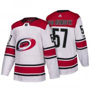 Maglia Hockey Carolina Hurricanes Trevor Van Riemsdyk New Season Team Road 2018 Bianco