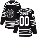 Maglia Hockey Chicago Blackhawks Clark Griswold Autentico 2019 Winter Classic Nero