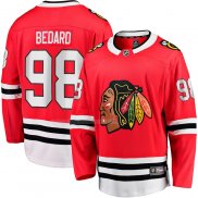 Maglia Hockey Chicago Blackhawks Connor Bedard 2023 NHL Draft Home Breakaway Rosso