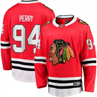 Maglia Hockey Chicago Blackhawks Corey Perry Home Breakaway Rosso