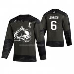 Maglia Hockey Colorado Avalanche Erik Johnson 2019 Veterans Day Camuffamento