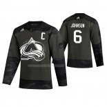 Maglia Hockey Colorado Avalanche Erik Johnson 2019 Veterans Day Camuffamento