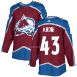 Maglia Hockey Colorado Avalanche Kadri Home Autentico Rosso