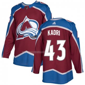Maglia Hockey Colorado Avalanche Kadri Home Autentico Rosso
