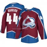Maglia Hockey Colorado Avalanche Mark Barberio Autentico Home 2018 Rosso