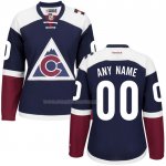 Maglia Hockey Colorado Avalanche Personalizzate Reebok Blu