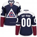 Maglia Hockey Colorado Avalanche Personalizzate Reebok Blu