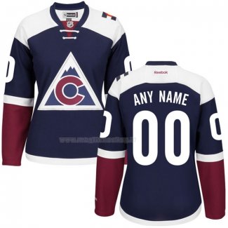 Maglia Hockey Colorado Avalanche Personalizzate Reebok Blu